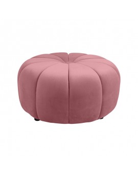 Pouf Jane velours rose Home edelweiss