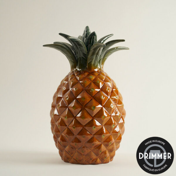 ananas, objet déco en céramique